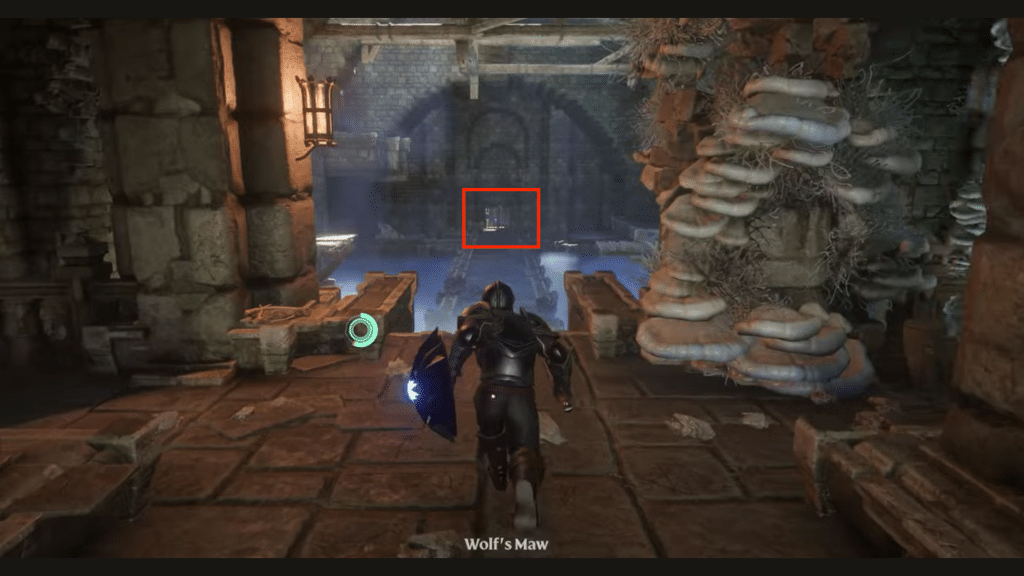 what you see once you enter the Mistbury Catacombs