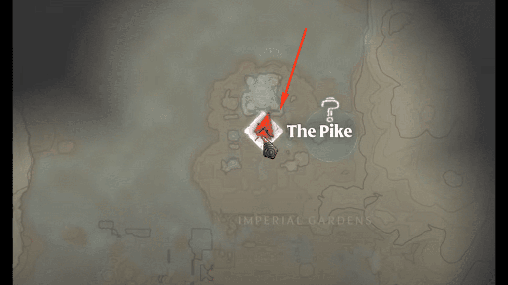 Map location for helmet