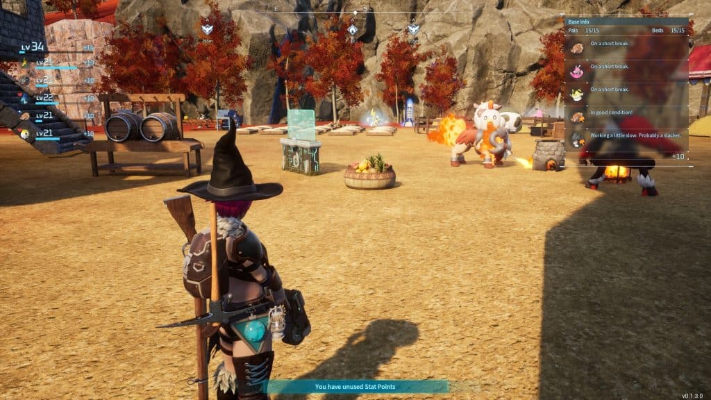 Palworld: How to Prevent Your Pals Injuries and Starving While Offline - Offline Bases