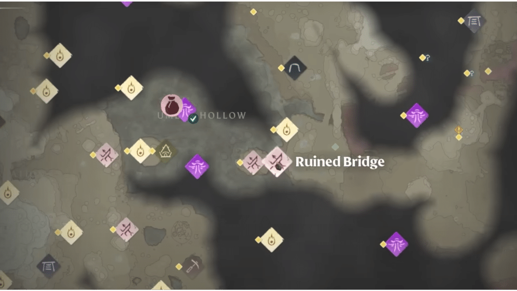 Location for regular stone block