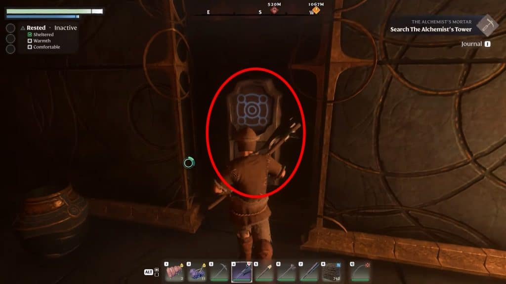 Emblem marked