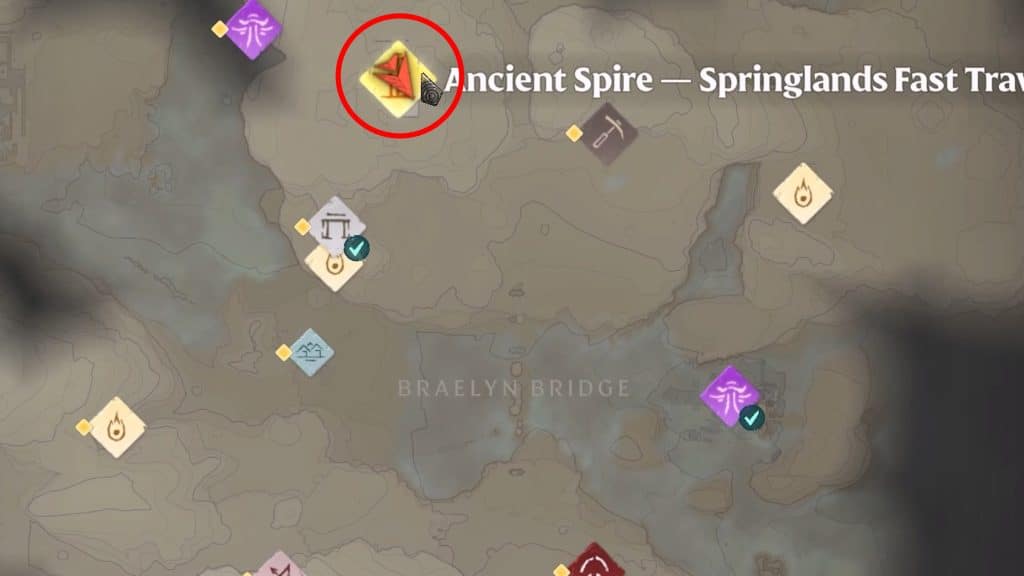 Ancient Spire location