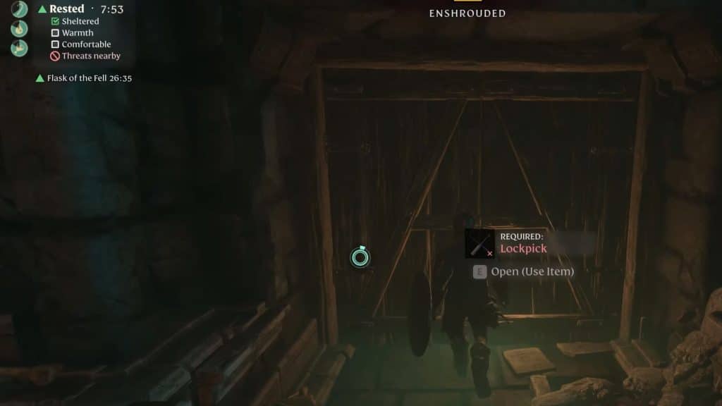 How to Get the Best Shield In Enshrouded Early (Pikemead's Bulwark) - Exploring the Mistbury Catacombs Puzzle Step 3