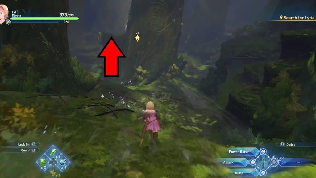 Huge tree with a ledge