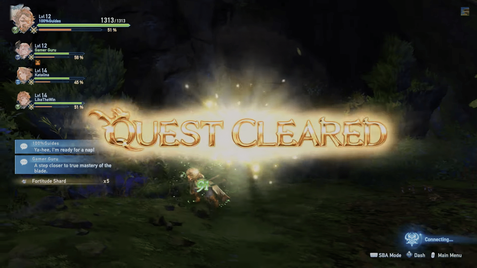 Quest Cleared in Granblue Fantasy Relink