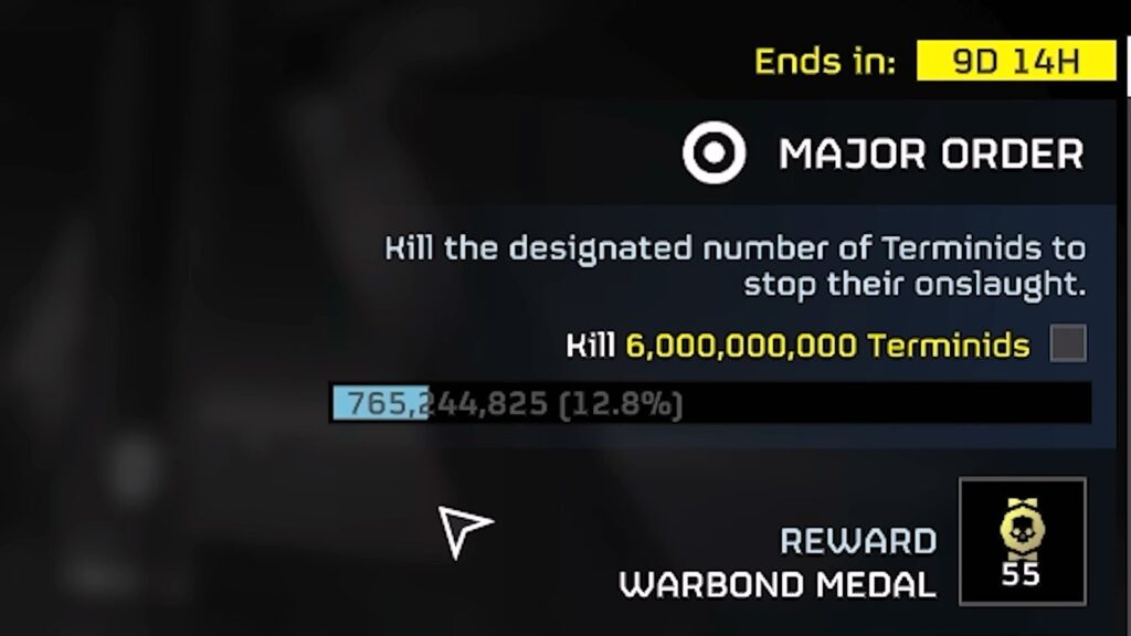 Example of a Major Order | Helldivers 2