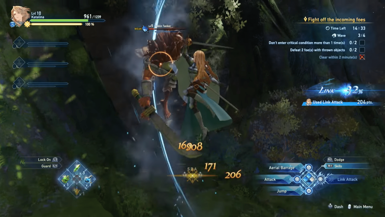 Launcher in Granblue Fantasy Relink