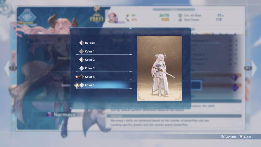 Granblue Fantasy Relink: How to Unlock Colors