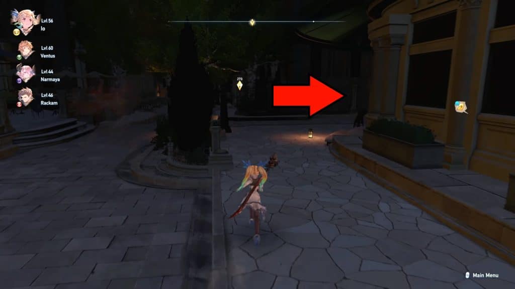 Granblue Fantasy Relink: Secret Cocktail Recipe Location Step 1