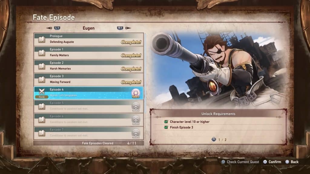 Fate Episode 4 for Eugen