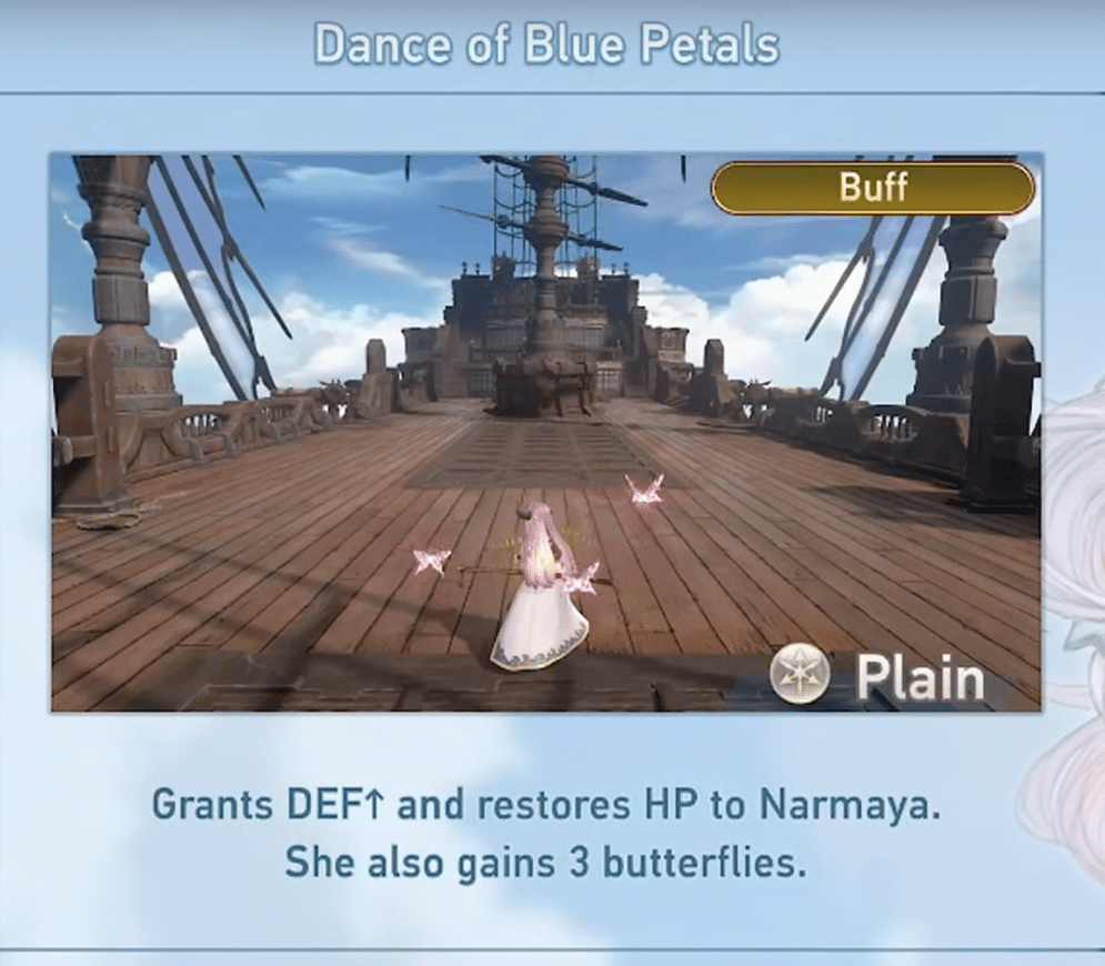 Dance of Blue Petals in Granblue Fantasy Relink