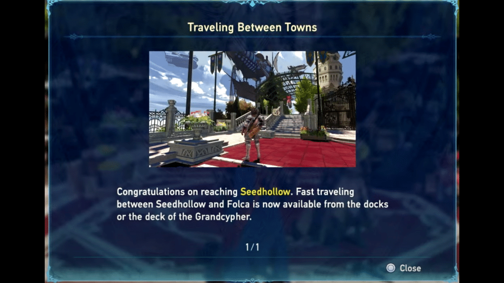 image showcasing seedhollow and fast travel unlock