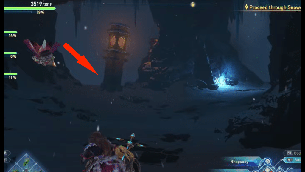 lamp in front of chest 9