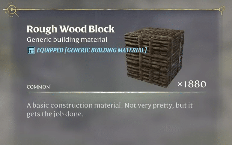 Rough Wood in Enshrouded
