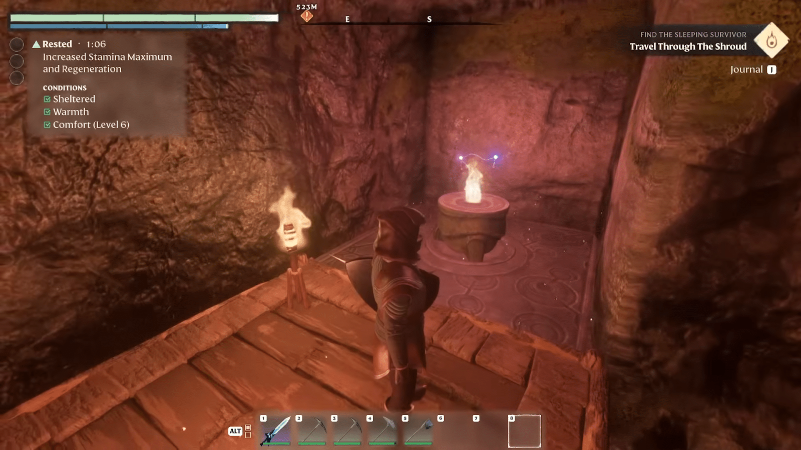 Placing Second Flame Altar in Enshrouded