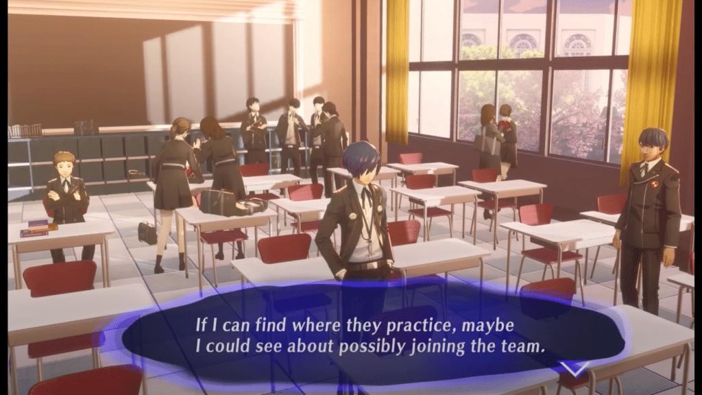 message showing where you can join the track team