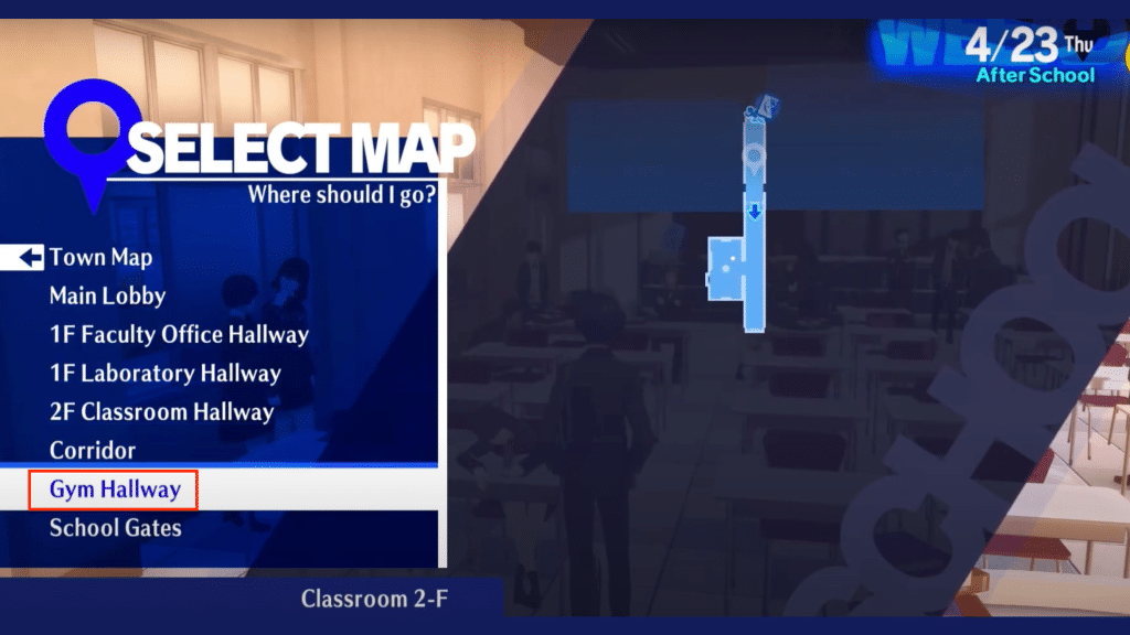 map select screen