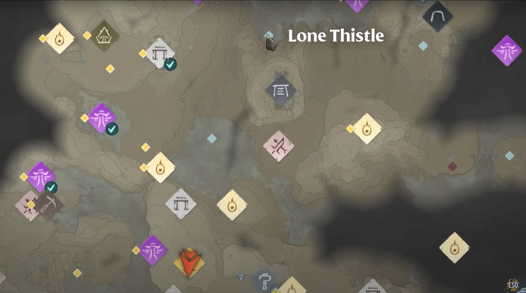 Lone Thistle Location