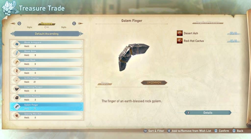 Treasure Trade at SIero's