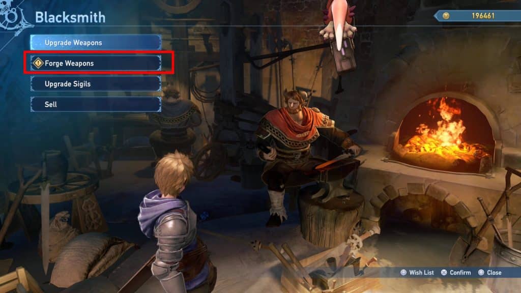 Granblue Fantasy Relink: How to Forge Weapons