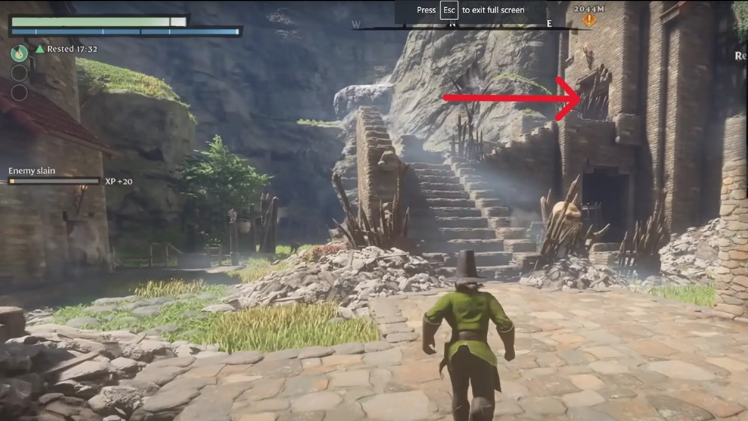 mini boss entrance