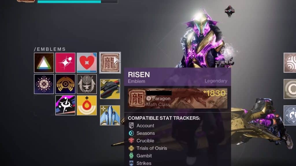 Destiny 2: How to get the New Risen Emblem