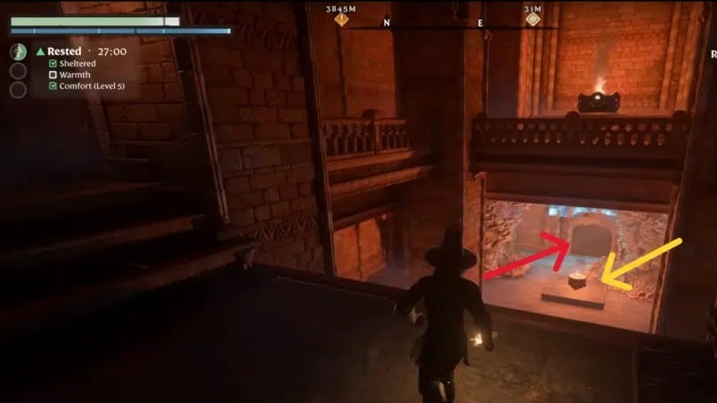 Double door entrance