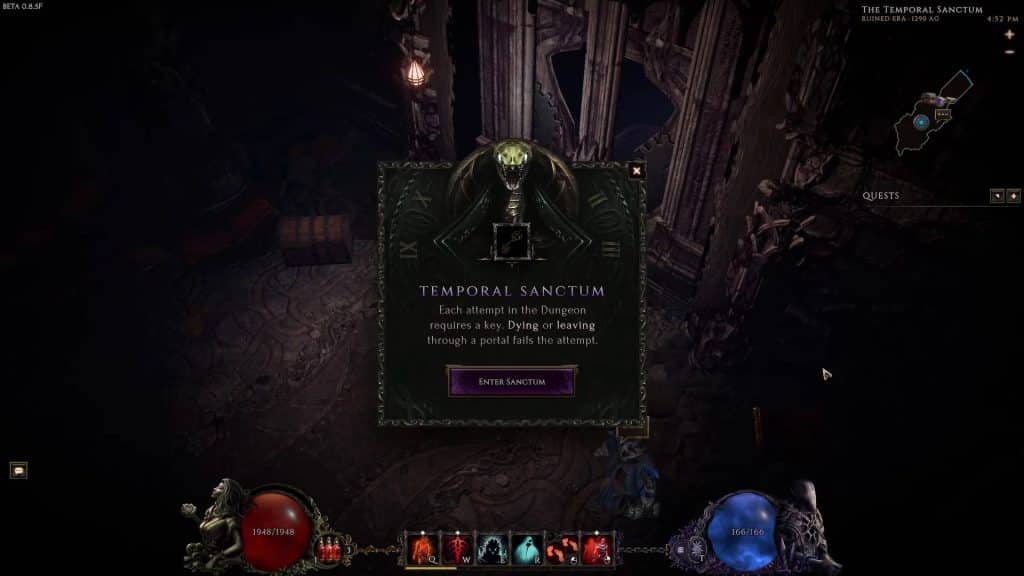 Temporal Sanctum entrance