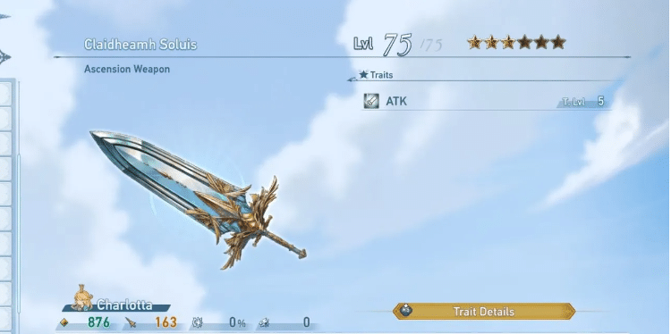 Claidheamh Soluis- Ascension Weapon