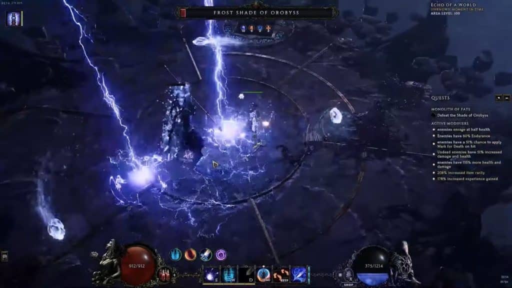 Last Epoch 1.0: Most Powerful Builds - Mage electrifying his enemies