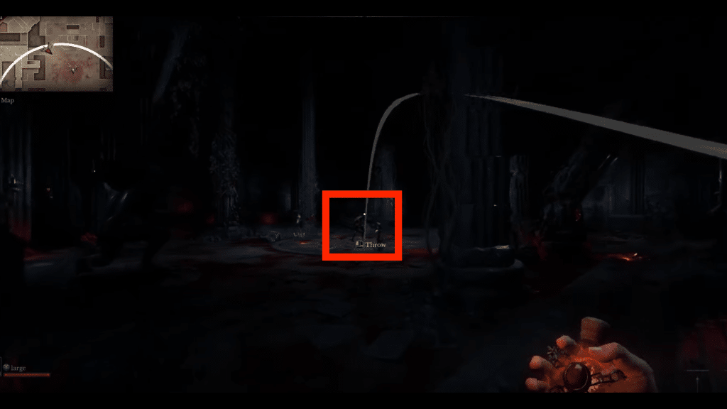 wendigo in the center of the arena