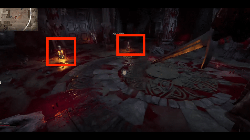 the totems inside the wendigo arena