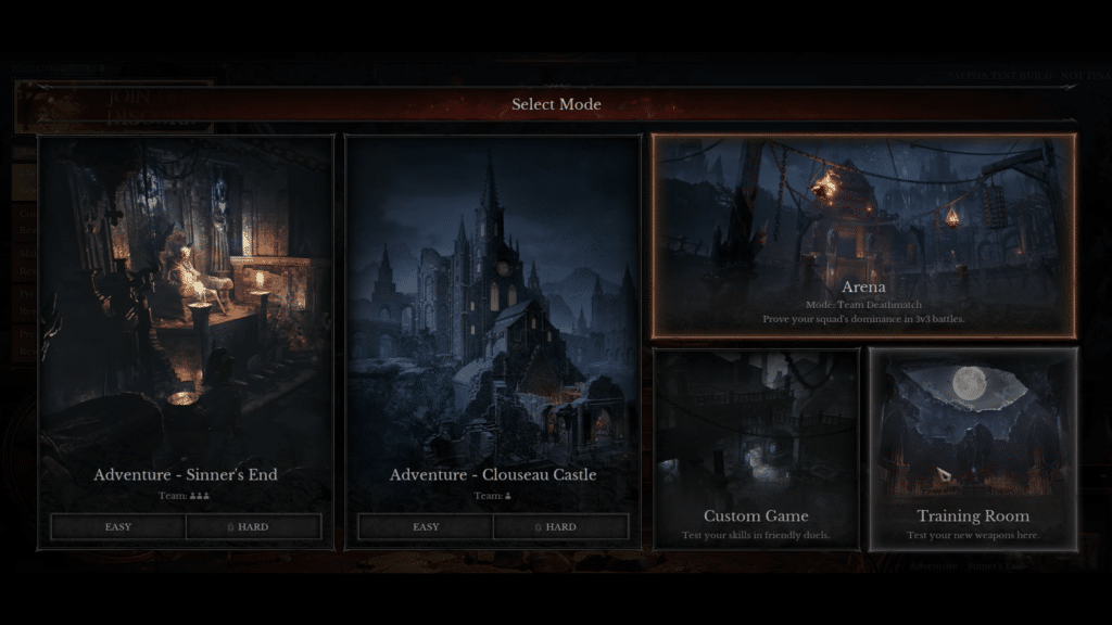 gamemode select for dungeonborne
