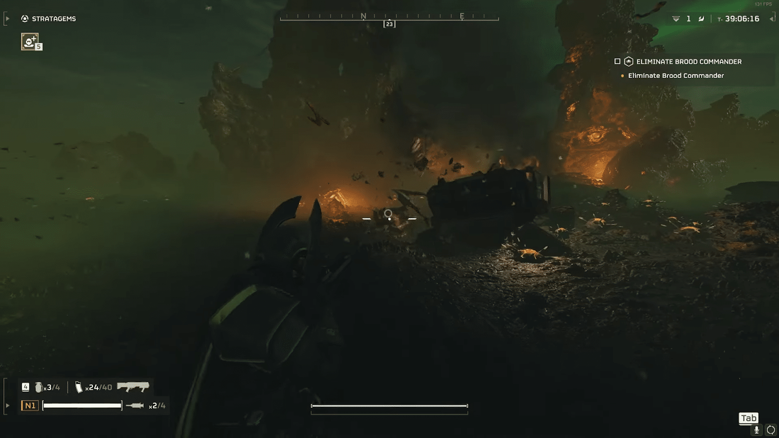 Shooting in Helldivers 2