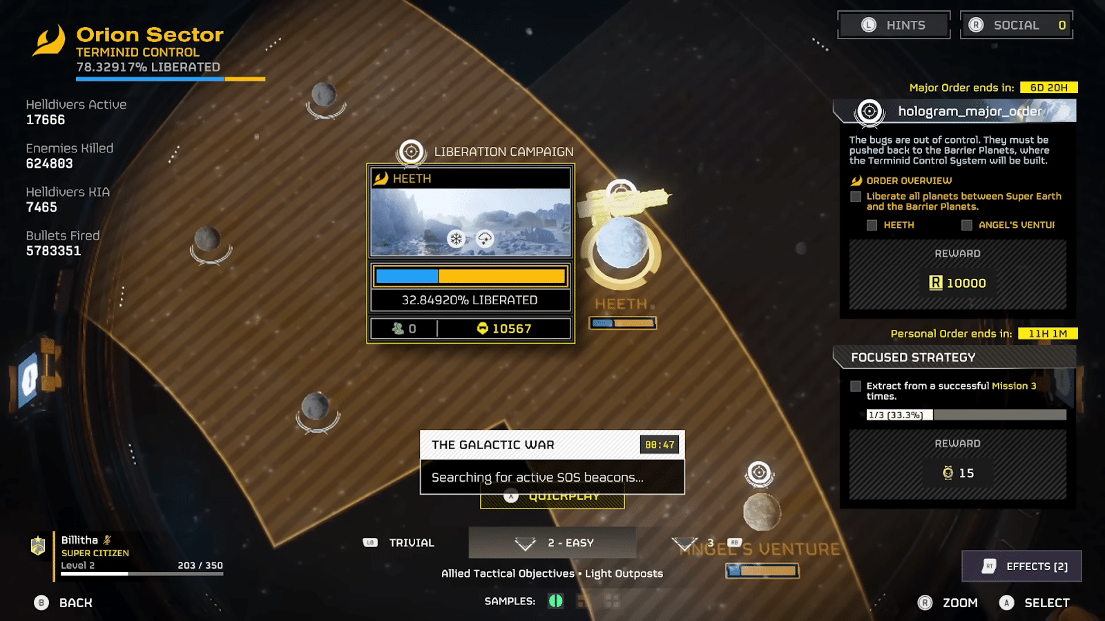 Liberation in Helldivers 2