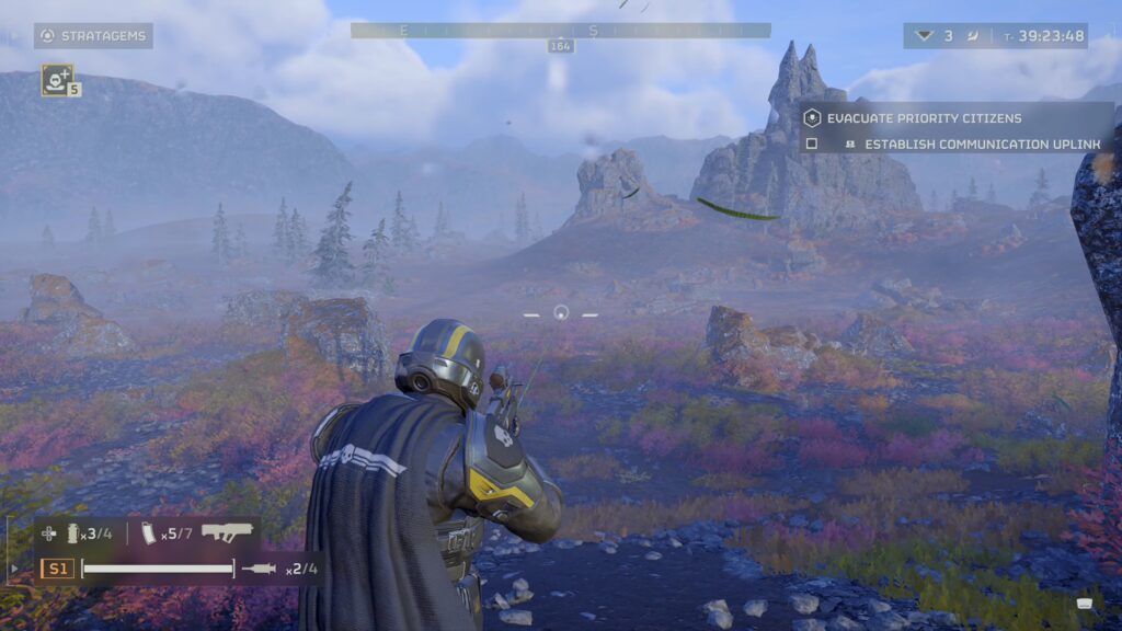 Helldivers 2 Third Person Point Of View Aim Mode
