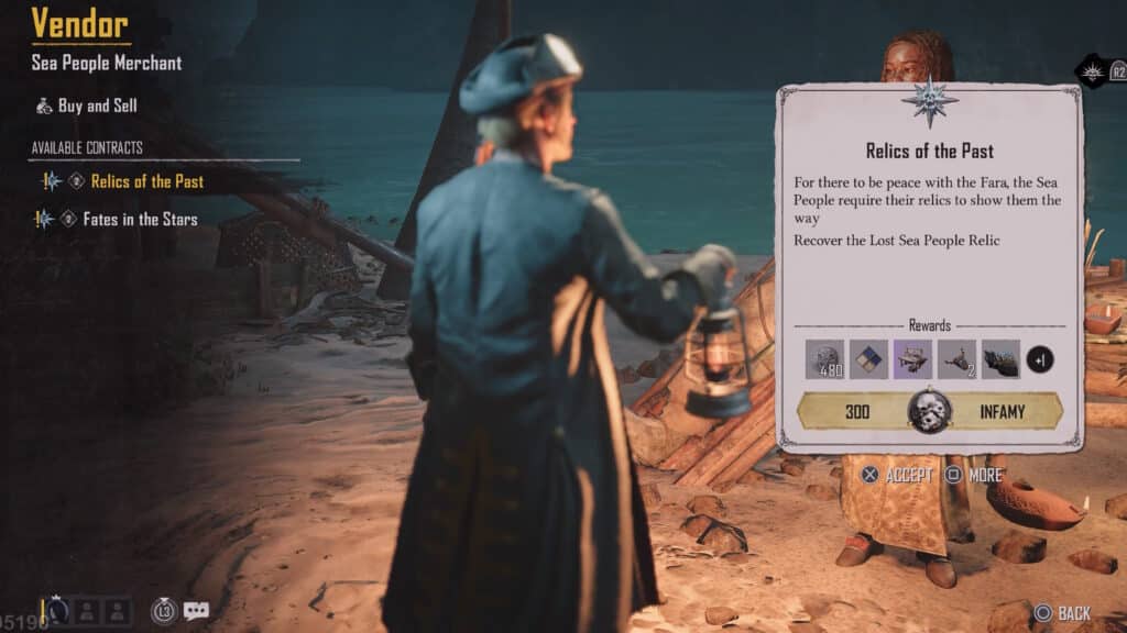 Relics of the Past quest giver