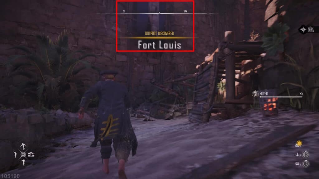 Fort Louis blue banner