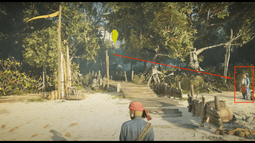 vendor on the island