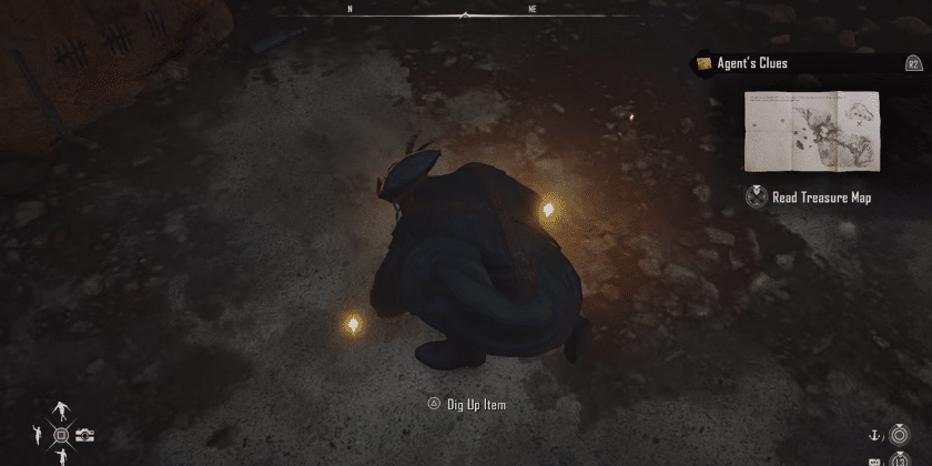 Dig up Agent's Stash