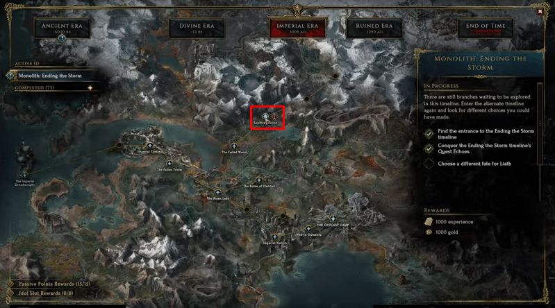 Soulfire Bastion dungeon location