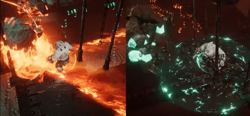 Enemies in the dungeon