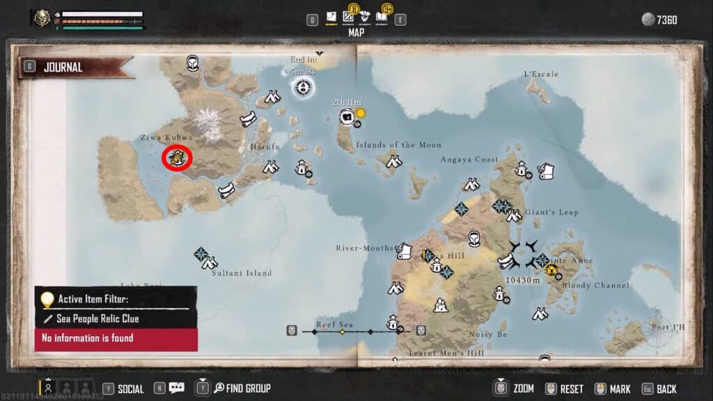 Sunken Goldmine location on the map