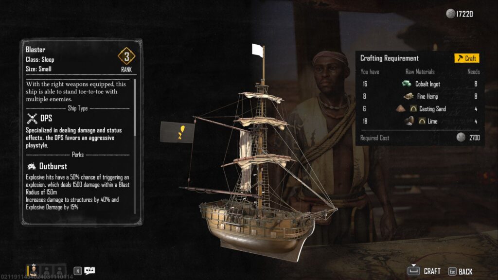 Crafting the ship