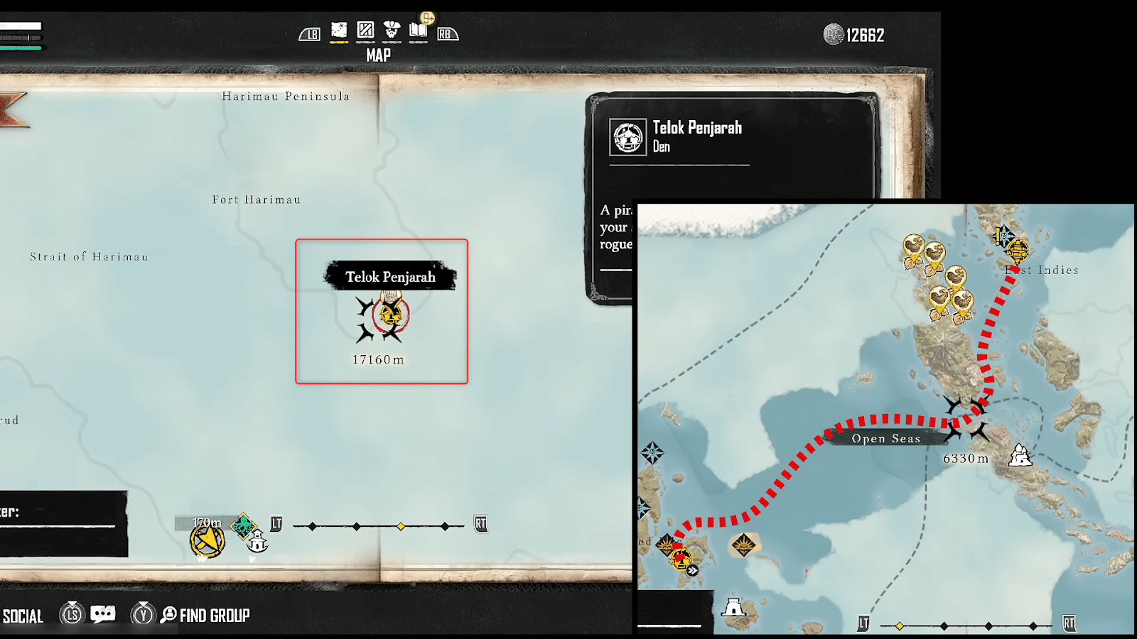 Location in Skull and Bones
