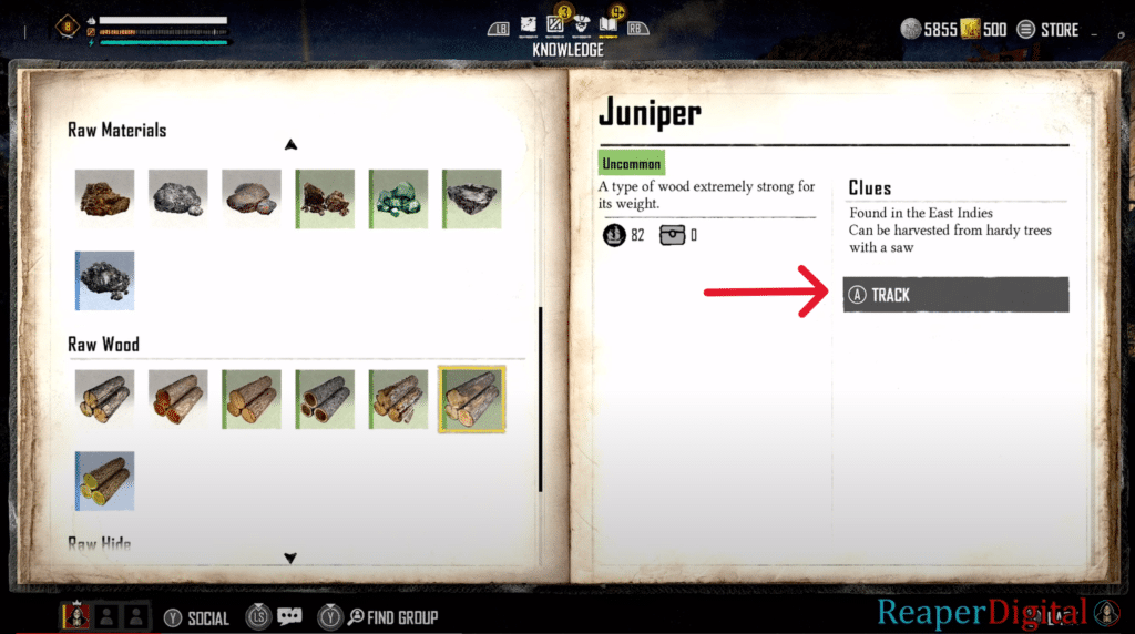 Tracking button location