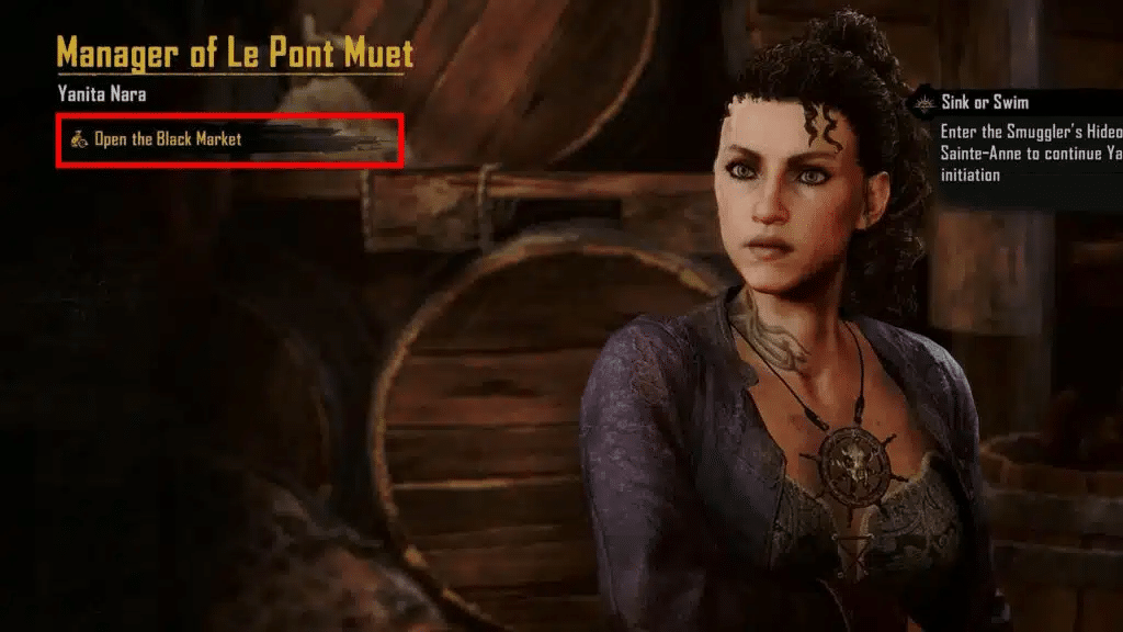 Black market in Skull and Bones