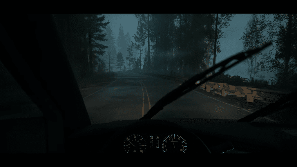 gameplay shot in pacific drive