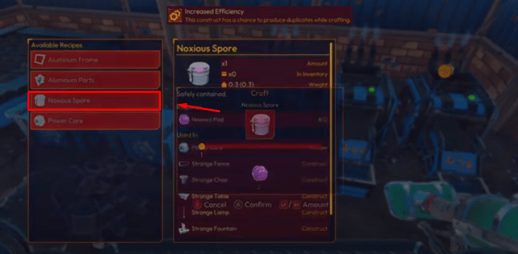 Noxious Spores