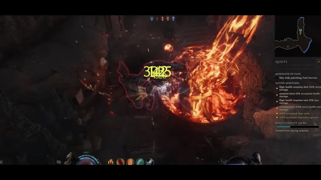 cast on crit meteor build gameplay